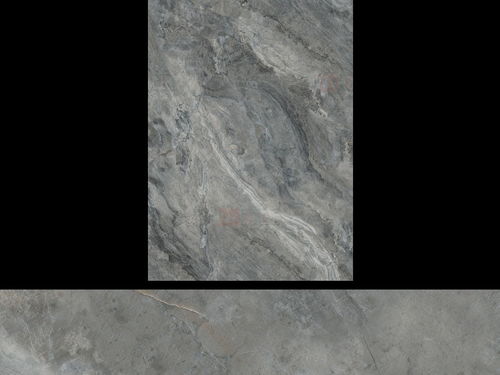 轻奢灰色石材复式背景墙图片素材 效果图下载